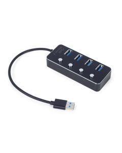 Gembird USB 3.1 (Gen 1) 4-Port USB-Hub - UHB-U3P4P-01