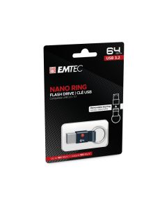 Emtec USB Flash Drive T100 Nano Ring 64GB - USB 3.2