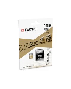 Emtec memory card microSDXC 256GB UHS-I U1 EliteGold + adapter CL 10