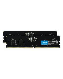 Crucial 16GB Kit 2 x 8GB DDR5 4800 UDIMM CL40 Schwarz CT2K8G48C40U5