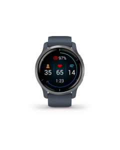 Garmin Venu 2 45mm Granitblau/Silber 010-02430-10