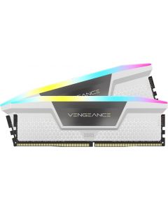 Corsair Vengeance RGB 32Go (2x16Go) DRAM DDR5 C40 Blanc CMH32GX5M2B5200C40W