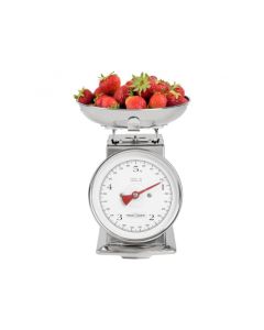 ProfiCook Balance de cuisine rétro PC-KW 1247 en acier inoxydable.