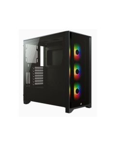Corsair iCUE 4000X RGB boîtier ATX moyenne tour en verre trempé CC-9011204-WW