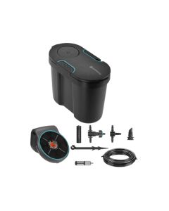 Gardena Solution d\'arrosage automatique solaire AquaBloom avec réserve d\'eau 1330120 (noir)