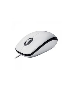 Logitech M100 Souris USB filaire, 3 boutons suivi optique 1.000 PPP 910-006764 - blanche