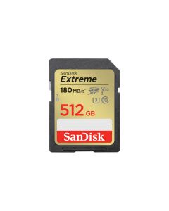 SanDisk Extreme SDXC 512GB 180MB/s UHS-I CL10 U3 SDSDXVV-512G-GNCIN