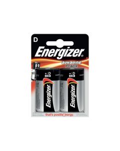 Energizer Paquet de 2 piles LR20 Mono D Alkaline Power