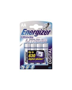 Energizer  Pack de 4 piles Ultimate Lithium AA