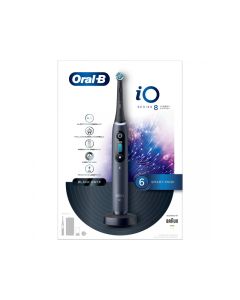 Oral-B iO Series 8 Édition Limitée avec étui de voyage Onyx Noir 364160.