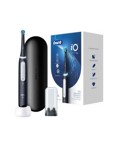 Oral-B Brosse à dent électrique iO Series 4 avec étui de voyage, couleur Noir Mat 415022