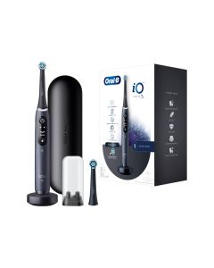Oral-B Brosse à dent électrique  iO Series 7 avec 2 brosses et étui de voyage, Noir Onyx 408482