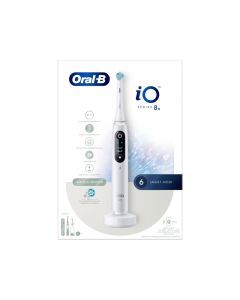 Oral-B Brosse à dent électrique iO Series 8N, couleur Blanc Albâtre