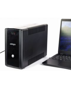 ENERGENIE UPS 1500VA with AVR Intelligent surge-overload