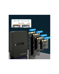 CableXpert USB Type-C M.2 SSD drive docking station, black - DD-U3M2