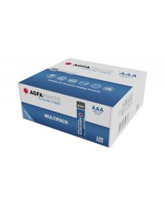 AGFAPHOTO Pack de 100 Piles Micro AAA Alkaline Power