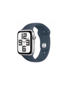 Apple Watch SE Aluminium 44mm GPS Silver Sport Band Blue S/M MREC3QF/A
