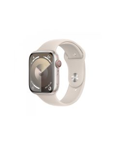 Apple Watch S9 Alu. 45mm GPS + Cellular Starlight Sportband M/L MRM93QF/A