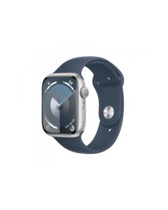 Apple Watch S9 Aluminium 45mm GPS Silver Sport Band Blue M/L MR9E3QF/A