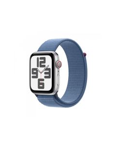 Apple Watch SE Alu. 44mm GPS+Cellular Silver Sport Loop Blue MRHM3QF/A