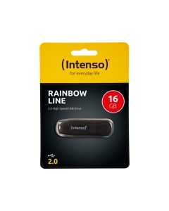 Intenso USB Flash Drive Rainbow Line 16 Go Noir (3502470)