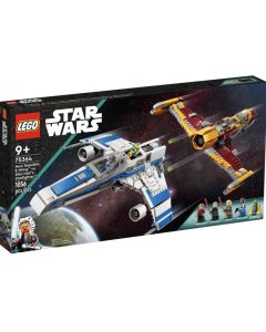 LEGO Star Wars - L?E-wing de la Nouvelle République contre le chasseur de Shin Hati (75364)