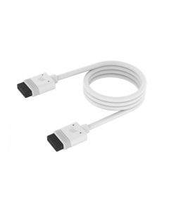 Corsair iCUE LINK Cable 600mm with Straight Connectors White CL-9011127-WW