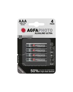 AGFAPHOTO Pack de 4 piles Ultra Alkaline Micro AAA