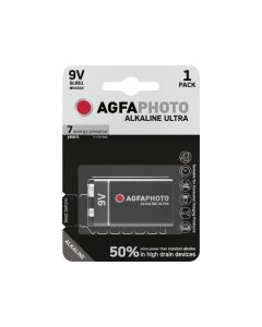 AGFAPHOTO Battery Ultra Alkaline E-Block 9V (1-Pack)