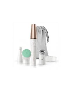 Braun Épilateur Visage FaceSpa Pro 913 Blanc/Bronze