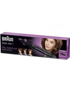 Braun Brosse Soufflante Satin Hair 1 AS110 Noir BRAS110E