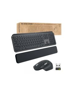 Logitech MX Keys Combo Wireless Keyboard+Mouse QWERTZ Graphite 920-010926