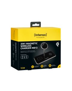 Intenso Charger 3in1 Magnetic Wireless Charger MB13 Black