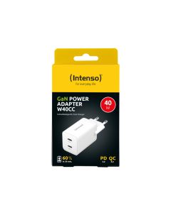 Intenso Power Adapter W40CC GaN USB-C 40W White (7804012)