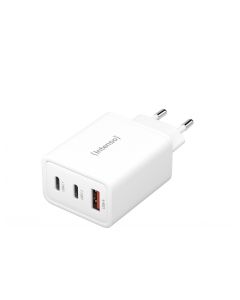 Intenso Power Adapter W65ACC GaN USB-C + USB-A 65W White (7806512)