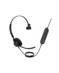 Jabra Engage 40 Inline Link Mono USB-C MS Wired Headset Black 4093-413-299