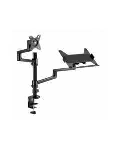 Gembird Desk Mounted adjustable Monitor Arm with Notebook Tray MA-DA-04