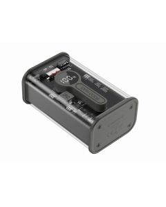 Gembird Transparent Charging Power Bank 9000 mAh Black PB09-TQC3-01