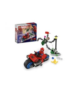 LEGO Marvel - La course-poursuite en moto  Spider-Man contre Docteur Octopus (76275)