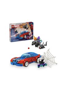 LEGO Marvel - La voiture de course de Spider-Man contre le Bouffon Vert venomisé (76279)