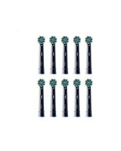 Oral-B Brush Heads Pro CrossAction Pack of 10 Black 860465