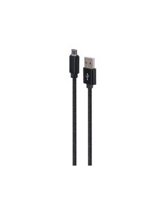 CableXpert Micro-USB Cable Metal Connectors 1.8m Black CCDB-mUSB2B-AMBM-6