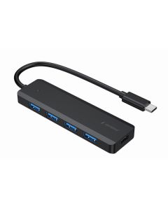 Gembird 4-port USB 3.1 (Gen 1) Type-C Hub Black UHB-CM-U3P4P-01