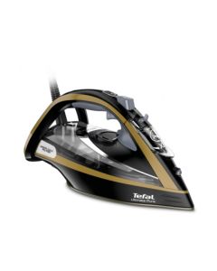 Tefal Dry & Steam Iron Durilium Autoclean soleplate Black/Gold FV9865