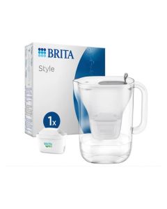 BRITA Carafe Filtrante Marella Style Gris + Maxtra Pro Tout-en-un  125318