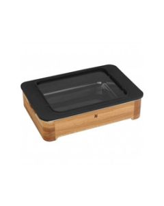 WMF Casserole Dish with Serving Frame and Lid Black/Natural 05.0230.5291