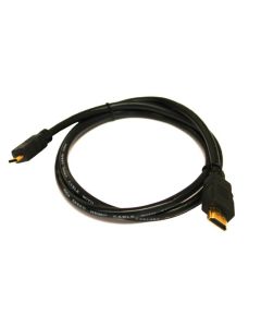 Reekin HDMI-Mini HDMI Câble - 1,0 Mètre (High Speed with Ethernet)