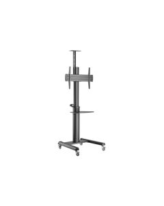 Gembird Support mobile TV avec roulettes Aluminum 37-70 Noir TVS-70T-02