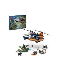 LEGO City - L?hélicoptère de l?explorateur au camp de base (60437)