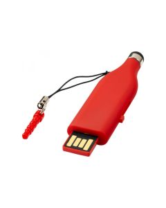 USB FlashDrive 2Go rouge avec stylet (2 en 1)
